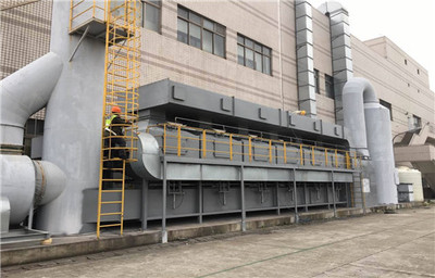安阳喷漆废气12万风量催化燃烧