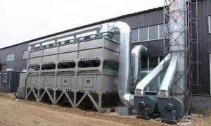 连云港家具车间喷漆废气10万风量催化燃烧